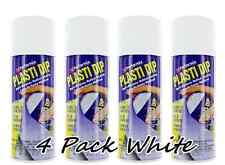 Performix Plasti Dip White 4 Pack Rubber Coating Spray11oz Aerosol Cans Rims Dip