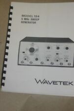 Wavetek 184 5 Mhz Sweep Generator Operation Instruction Manual