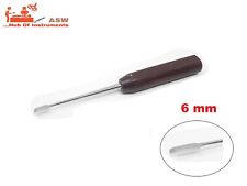 Periosteal Elevator 6 Mm Straight Fiber Handle 8 Inch Orthopedic Surgical