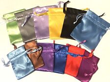 10 Pack Satin Bags Soft Party Favor Wedding Gift Wrap Jewelry Drawstring Pouch
