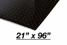 21 X 96 Gloss Black Aluminum Diamond Plate Sheet 025 Thick Trailer Rv Etc