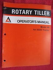 1977 Allis Chalmers 66 Rotary Tiller For 5020 Tractor Operators Manual