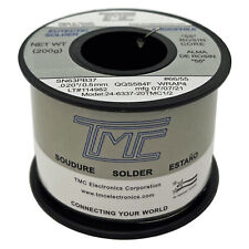 6337 Eutectic Solder Wire 0020 05mm 22 Rosin Core 044lb 200g 7oz Tmc