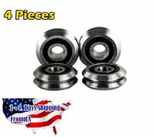 Rm2 2rs 38 Inch V Groove Roller Bearing Rubber Sealed Line Track 4pcs