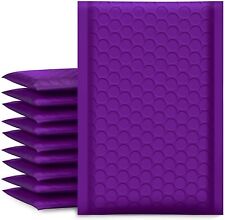 Ucgou Bubble Mailers 4x8 Inch Purple 50 Pack Poly Padded Envelopes Small Busi