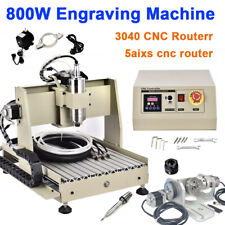 5 Axis 3040 Cnc Router Engraver Engraving 3d Usb Carving Milling Machine 800w