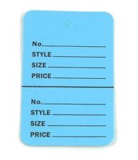 300 Blue Large 275x175perforated Unstrung Price Consignment Store Tags