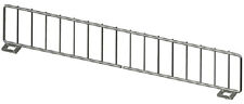 Gondola Shelf Divider Fence Chrome Streater Usa Made 21 X 3 Lot Of 50 New