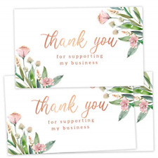 50 Thank You For Your Order Cards Thank You For Your Business Card Customer You