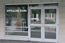 1 Line Custom Business Retail Window Lettering Graphics Decal Large Your Info