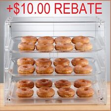Bakery Pastry Self Serve Display Case 3 Trays Deli Convenience Store Candy Donut