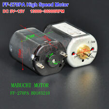 Mabuchi Ff 270pa Small Micro Dc Motor High Speed 3v 6v 9v 12v 36000rpm