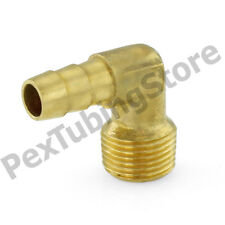 12 Hose Barb X 12 Male Npt Brass Elbow Threaded Fitting Fuelwaterair