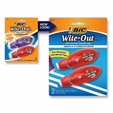 New Listingbic Wite Out Brand Mini Twist Correction Tape White 2 Count Compact And Conve