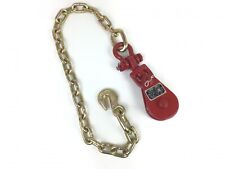 Snatch Block 2 Ton With Shackle With Chain And Grab Hook Assembly
