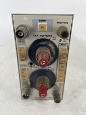 Vintage Tektronix 5a18n Dual Trace Amplifier Parts Or Repair