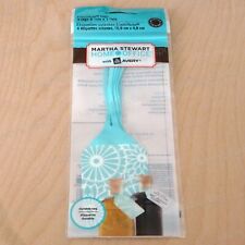Martha Stewart Home Office Avery Elastinote Id Tags Durable Blue Floral 4