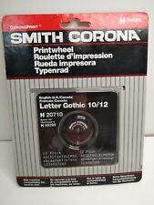 Vintage Smith Corona Typewriter Print Wheel Letter Gothic 1012 H Series New