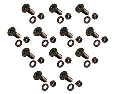 12 Cat Bobcat Style Cutting Edge Bolts Nuts Washers 58 X 2 12 159 2953