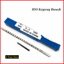 3mm A Push Type Keyway Broach Cutter Hss Metric Size Cnc Machine Cutting Tool