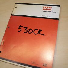 Case 530ck Construction King Tractor Spare Parts Manual Book Catalog List 530 Ck
