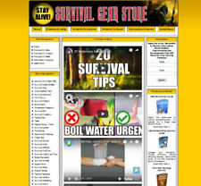 Prepper Shop Survival Gear Store Affiliate Website Amazon Storegoogleyoutube