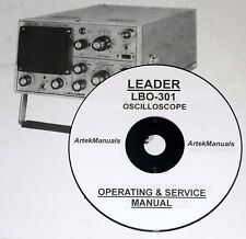 Leader Lbo 301 Oscilloscope Operating Amp Service Manual