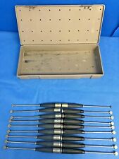 Set Of 18 Stryker Spine Neurology Double Sided Rasps Amp Trial Sizers Tamp With Case