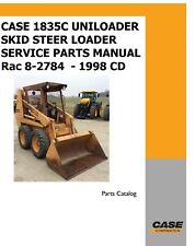 Tractor Service Manual Fits Case 1835c Uni Loader Skid Steer Rac 8 2784 1998