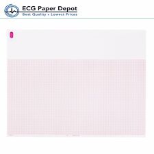 Burdick 007868 Ecg Ekg Paper Thermal Recording Chart Red 25 Pack X 200 Sheet