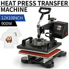 360 Degree T Shirt Heat Press Sublimation Transfer Machine 12 X 10 Swing Away