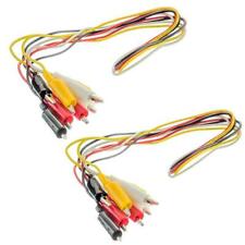 2 Pack 4pc Test Lead Double Ended Insulated Alligator Jumper Wire 36 Electrical