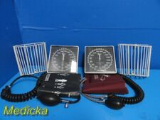 Lot Of 2 Tycos Jewel Movement Sphygmomanometer With Bp Cuffs Amp Baskets 22859