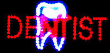 Ultra Bright Led Neon Light Animated Dental Dentist Open Sign B07