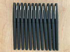 12-ct Paper Mate Flair Pens Black Porous Point Felt Medium Tip 0.7mm Papermate