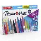 Paper Mate Flair 12pk Felt Pens Assorted Tips Multicolored