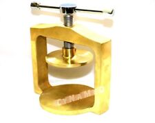 New Dental Laboratory Single Brass Flask Press Compress For Denture Partial Work