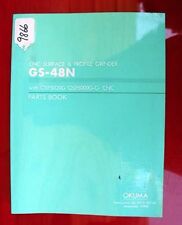 Okuma Gs 48n Cnc Surface Amp Profile Grinder Parts Book Ge15 007 R2 Inv9866