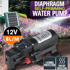 12v Dc Water Pump Automatic Switch 130psi 6lmin 70w High Pressure Diaphragm Us
