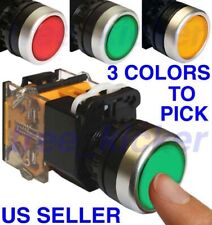 New Push Button Red Green Yellow Switch Momentary On Off Heavy Duty Push Button