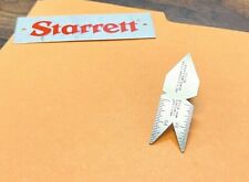 Starrett No 391 Spring Tempered Steel Thread 60 Degree Center Gage Usa Made