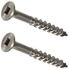 8 Stainless Steel Deck Screws Square Drive Wood And Composite Decking All Sizes