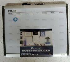 Quartet 11x14 Magnetic Dry Erase Board Calendar With 16 Magnets Sealed