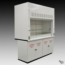 New Listing6 Chemical Laboratory Fume Hood Enclosure With Flammable Storage Cabinets E1 002