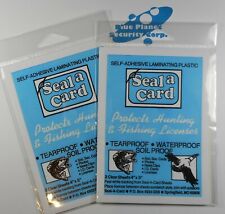 Seal A Card Seal 2 Packages Lamination Sheets Seal A Card No Tools Needed Usa