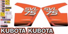 Kubota Svl75 Very Nice Aftermarket Decal Kit High Quality Decals