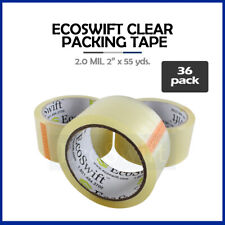 36 Rolls Ecoswift Carton Box Sealing Packaging Packing Tape 20mil 2 X 165 Feet