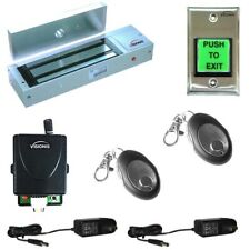 Door Buzzing System 1200lbs Magnetic Lock Wireless Kit With Multi Entry