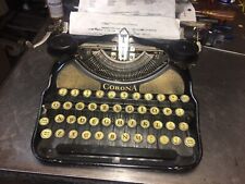Vintage 1920s Lc Smith Corona Portable Manual Typewriter