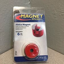 Master Magnetics 1 Alnico Work Holding Magnet 6 Lb Pull 55 Mgoe Red 1 Pc